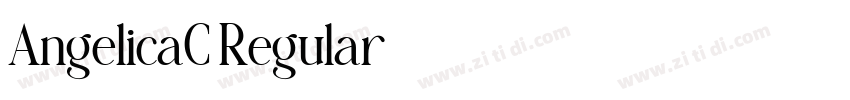 AngelicaC Regular字体转换